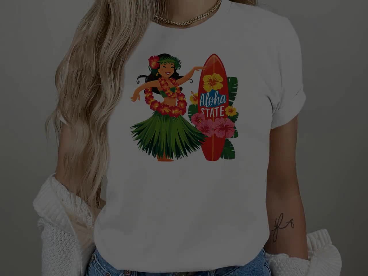 Amazon.com: Hawaii Surfing Paradise Hawaiian Hula Girls